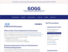 Tablet Screenshot of gogglaw.com
